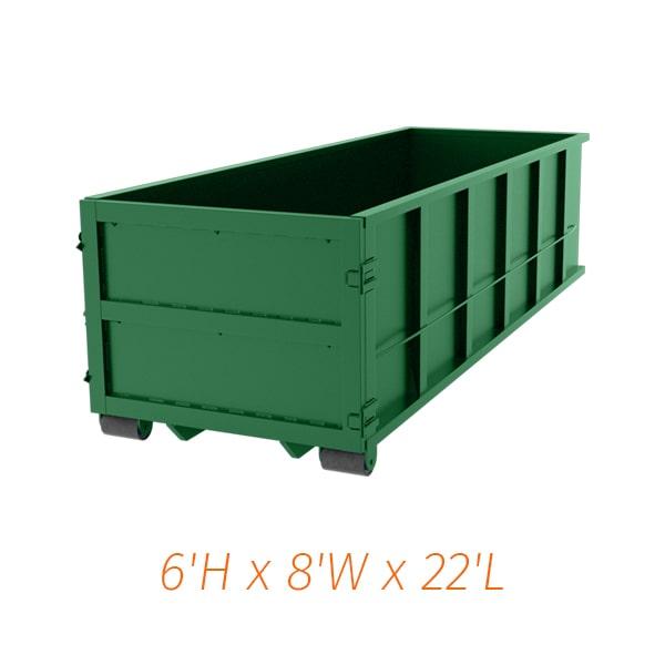 our prices for renting a 30-yard dumpster depend on the location and duration of the rental period